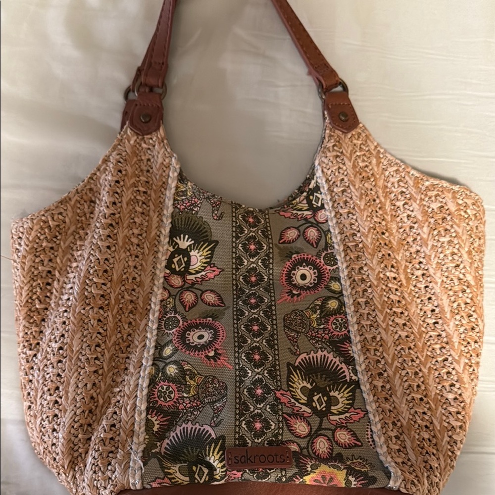 Sakroots Multicolor Woven Tote Bag